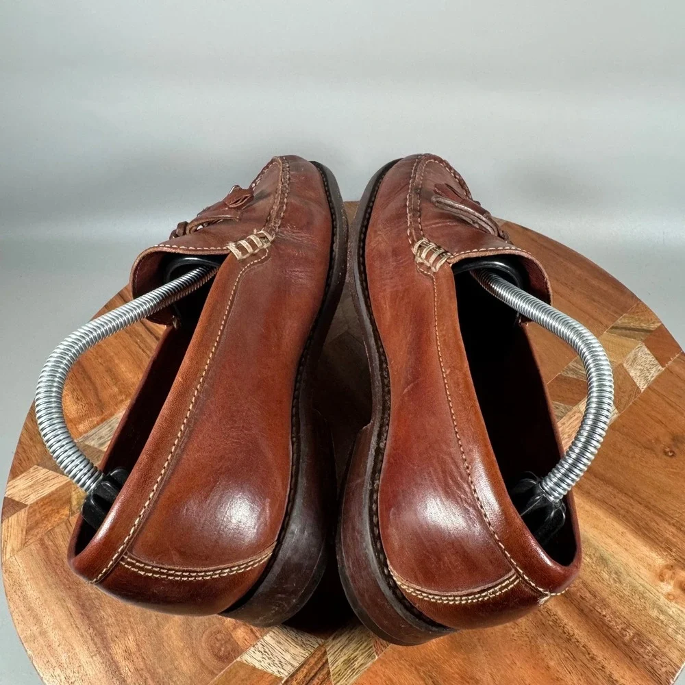 Cole Haan Womens 7.5 B British Tan Leather Tassel Loafers 6367 Brazil